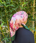 Blush Botanica satin headscarf