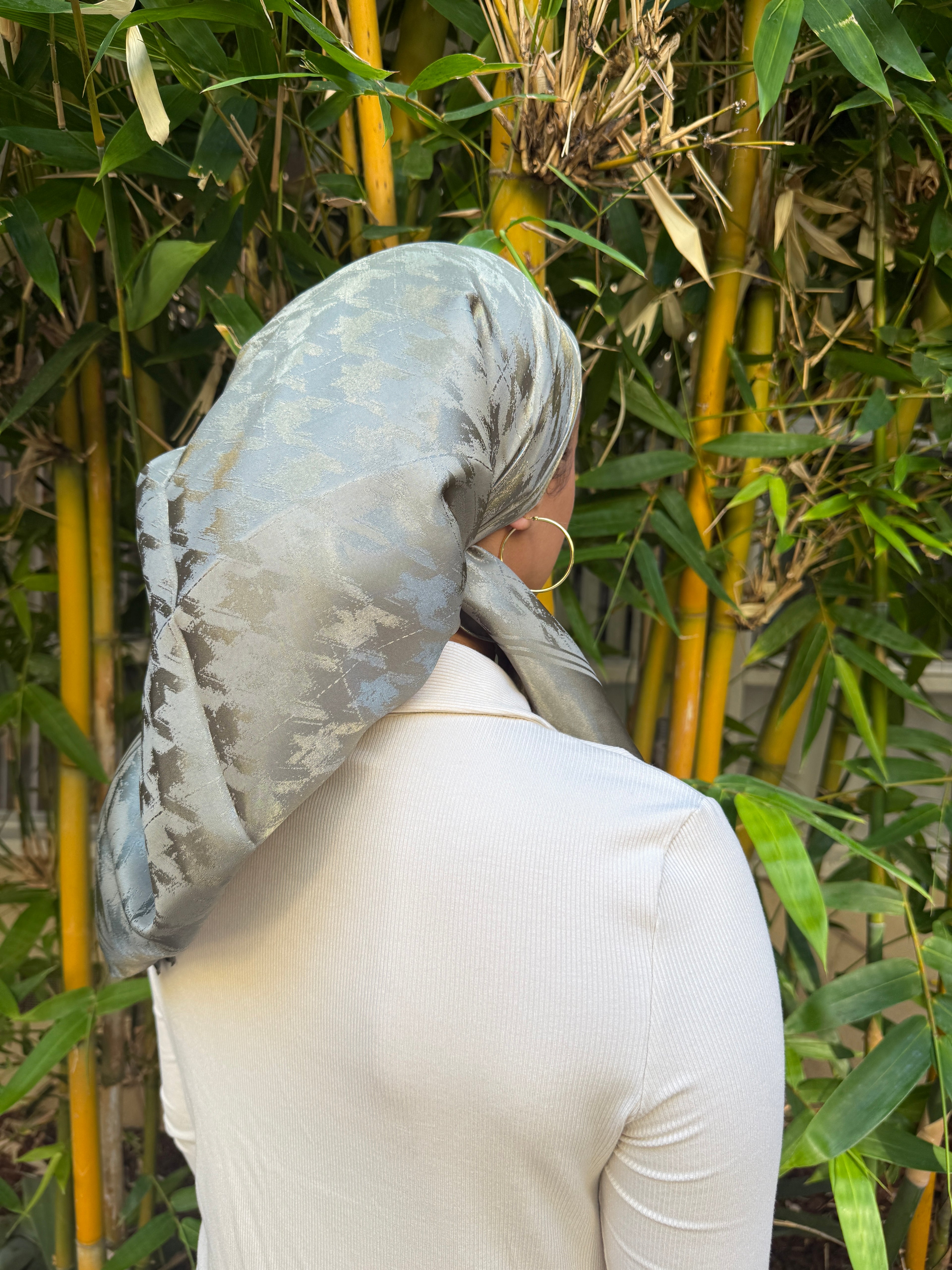 Sage green headscarf