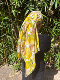 Lemon drop rectangle headscarf